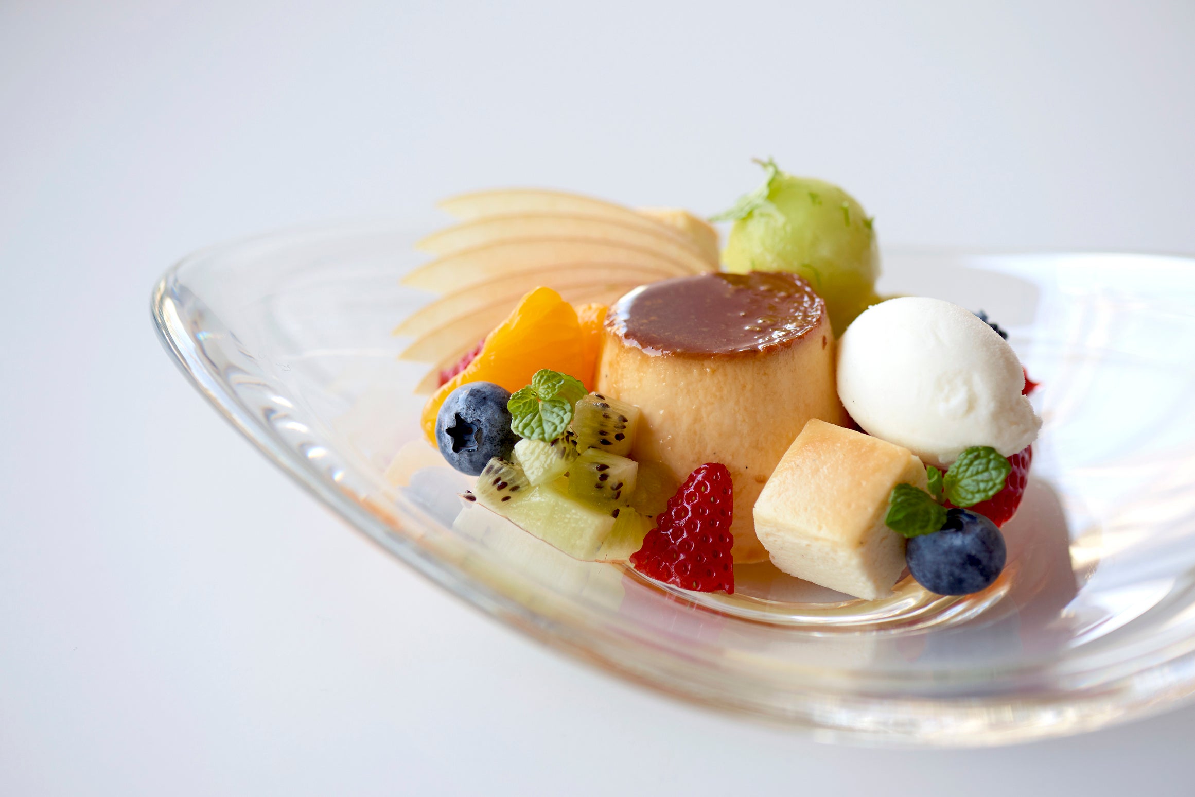 Mr. CHEESECAKE 名古屋栄店限定のCheese Pudding a la Mode（公式画像）