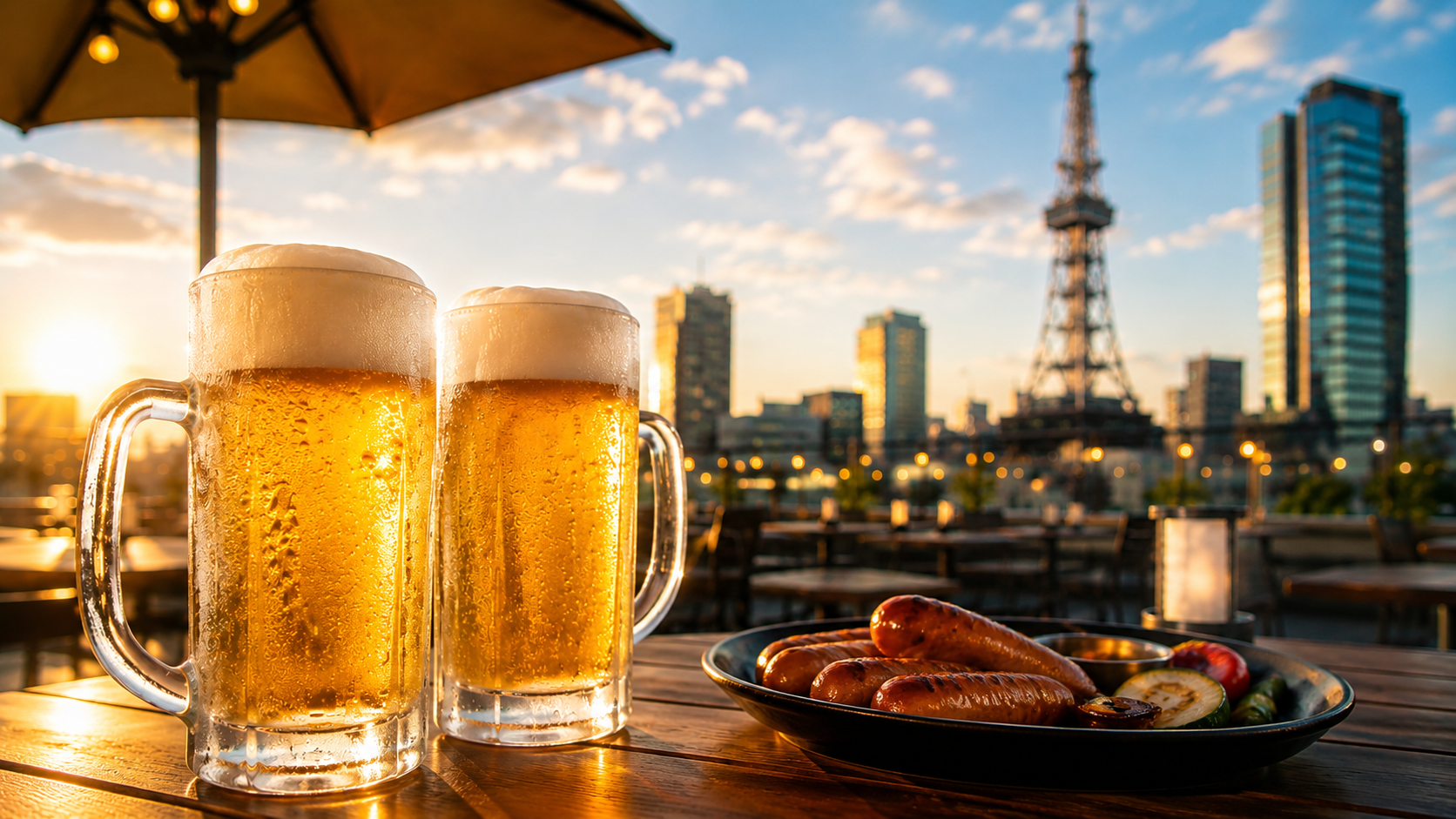 名古屋ビアガーデン特集2026。夏に行きたい屋上・駅近スポットまとめ