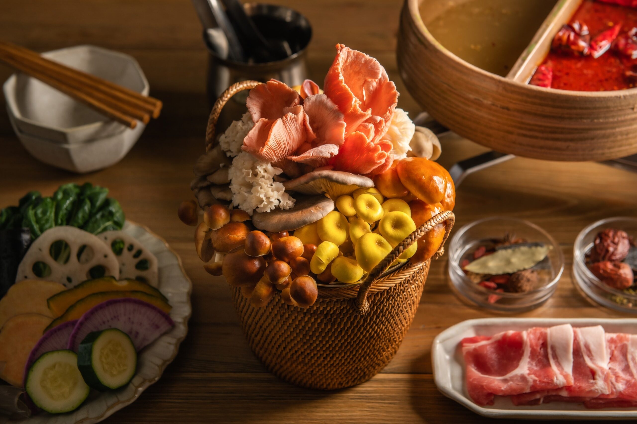 裏の山の木の子 名古屋のきのこブーケと料理